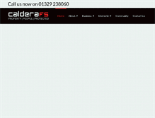 Tablet Screenshot of calderafs.co.uk